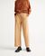 Pantalon large camel en coton bio - maia camel