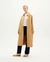 Trench long camel en coton bio - macarena jacket camel