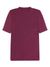 T-shirt côtelé en coton bio | bordeaux "regenerative organic cotton high neck rib - fig" - Knowledge Cotton Apparel