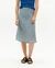 Jupe mi-longue bleue à motifs en ecovero - blue small spots amelie skirt - Thinking Mu