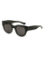 Lunettes de soleil en acetate biodegradable | noir "06 deep black solid black"