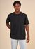 T-shirt manches courtes en coton bio | noir "uno everyday black"