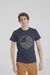 T-shirt marine en coton bio - planet ocean