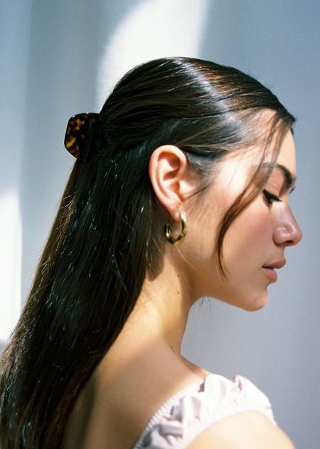 Pince à cheveux en matériaux recyclés | marron "nova - ecaille" - Jickie