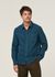 Chemise en coton bio | bleu "simon - eco flannel ocean blue"