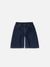 Short bermuda denim en coton bio | bleu "meja denim shorts rinse dark blue"