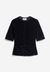 T-shirt velours en modal | noir "traslaraa - black"