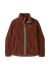 Veste polaire zippée en matière recyclée | marron "m's retro pile jkt - dvl"