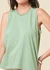 Débardeur en coton bio | vert sauge - WeDressFair Essentiels