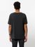 T-shirt ample noir logo rose en coton bio - uno njco circle - Nudie Jeans - 3