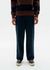 Pantalon ample en coton bio |bleu "dark navy marc pants - blue" - Thinking Mu