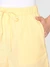 Short ample en coton bio | jaune "posey wide waist shorts impala" - Knowledge Cotton Apparel