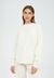 Sweat oversize écru en coton bio - aarin undyed