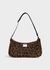 Sac d'épaule matières recyclées | marron "simona shoulder bag - simona" - Wouf