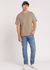 Jean slim en coton bio et recyclé | bleu "charles - sander mid used"