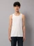 Débardeur blanc en coton bio - tank top offwhite