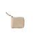 Portefeuille crème en cuir à tannage végétal - bergendahl wallet zip cream - Nudie Jeans