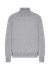 Pull col roulé en laine mérinos recyclée | gris "merino wool turtleneck heather grey"