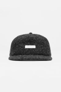 Casquette en laine et coton bio | gris "wool floppy cap anthracite"