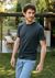 T-shirt manches courtes en coton bio | gris "lava grey"