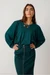 Blouse en tencel | vert "camiseta agurne dark green" - SKFK