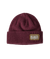 Bonnet bordeaux en laine nylon recyclé - brodeo beanie
