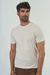 T-shirt en coton bio piqué | ecru "liron eco pique ecru"