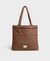 Tote bag à carreaux matelassé en recyclé | "camille tote bag"
