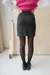 Jupe en laine bio | gris foncé "darlaa - steel melange" - Armedangels