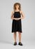 Robe en coton bio | noir "dress nykvarn lace black - black" - Dedicated