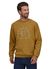 Sweat jaune moutarde en matières recyclées - clean climb hex sweatshirt cabin gold
