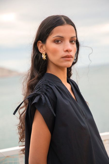 Blouse marie noire - Bonjour Demain