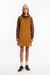 Robe salopette velours en coton bio | camel "dungaree dress toffee cord"