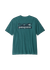 T-shirt imprimé en matières recyclées | bleu "boardshort logo pocket responsibili-tee - wetland blue"