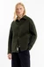 Veste workwear en coton bio | kaki "moleskin overjacket olive"