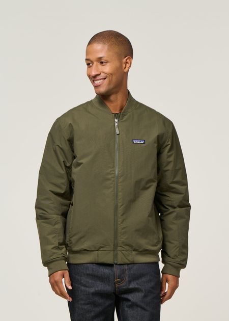 Blouson en matière recyclée | vert "isthmus deck jkt - bsng" - Patagonia