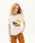 T-shirt blanc imprimé en coton bio - oniric t-shirt snow white