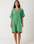 Robe ample en tencel | vert "martzia dress grass green" - SKFK