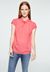 Blouse col claudine rose en tencel - elinaa