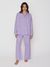 Ensemble de pyjama en coton bio | violet "pyjama set violet tulip"