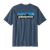 T-shirt imprimé en matières recyclées | bleu "p-6 logo responsibili-tee utility blue"