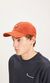 Casquette orange avec logo en coton bio - pacific arabian spice
