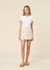 Jupe en coton bio | écru "sol chain kimmy skirt" - Thinking Mu