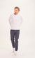 Chino droit bleu nuit en flanelle de coton bio - chuck total eclipse