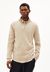 Pull col zippé en coton bio | écru "faabes sand stone"