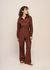 Combinaison en coton bio | marron "coffee montana jumpsuit brown" - Thinking Mu