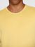 T-shirt en coton bio | jaune "agnar basic t-shirt misted yellow" - Knowledge Cotton Apparel