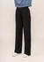 Pantalon ample côtelé en tencel | noir "smilla black" - Jan'n June