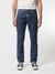 Jean droit bleu foncé en coton bio - gritty jackson dark space