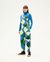 Salopette en coton bio | multicolore "tetris luz jumpsuit blue"
